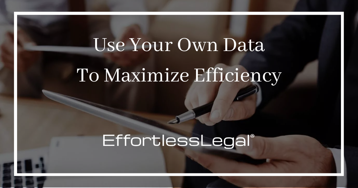 Use Your Own Data to Maximize Efficiency