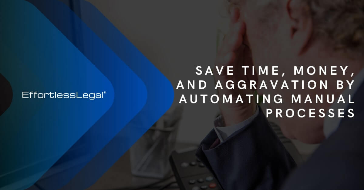 Save Time, Money, and Aggravation by Automating Manual Processes