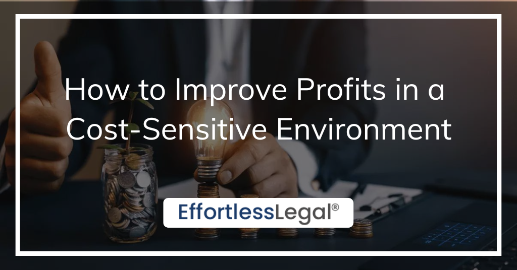 How to Improve Law Firm Profitability in a Cost-Sensitive Environment